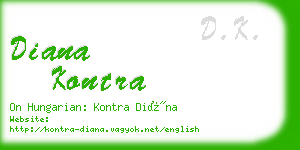 diana kontra business card